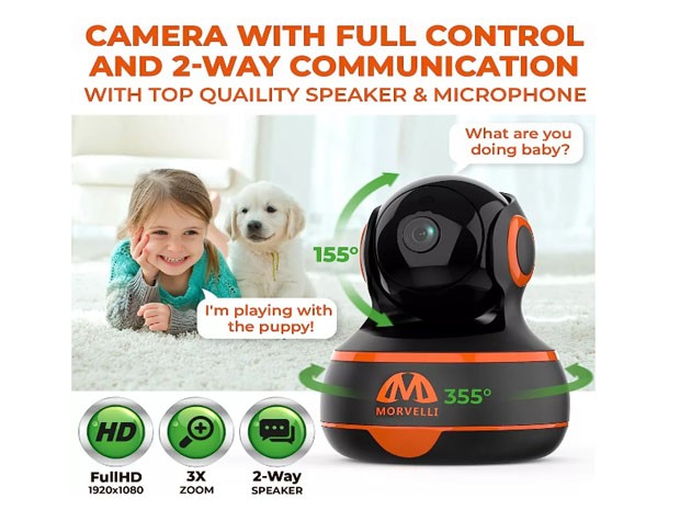 &u+ CAMARA IP ROBOTICA WIFI WIFI FHD22 (8008b)